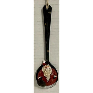 Santa Claus Spoon Ornament Christmas 6 ￼3/4 Inch ￼Vintage Detailed Unique‎